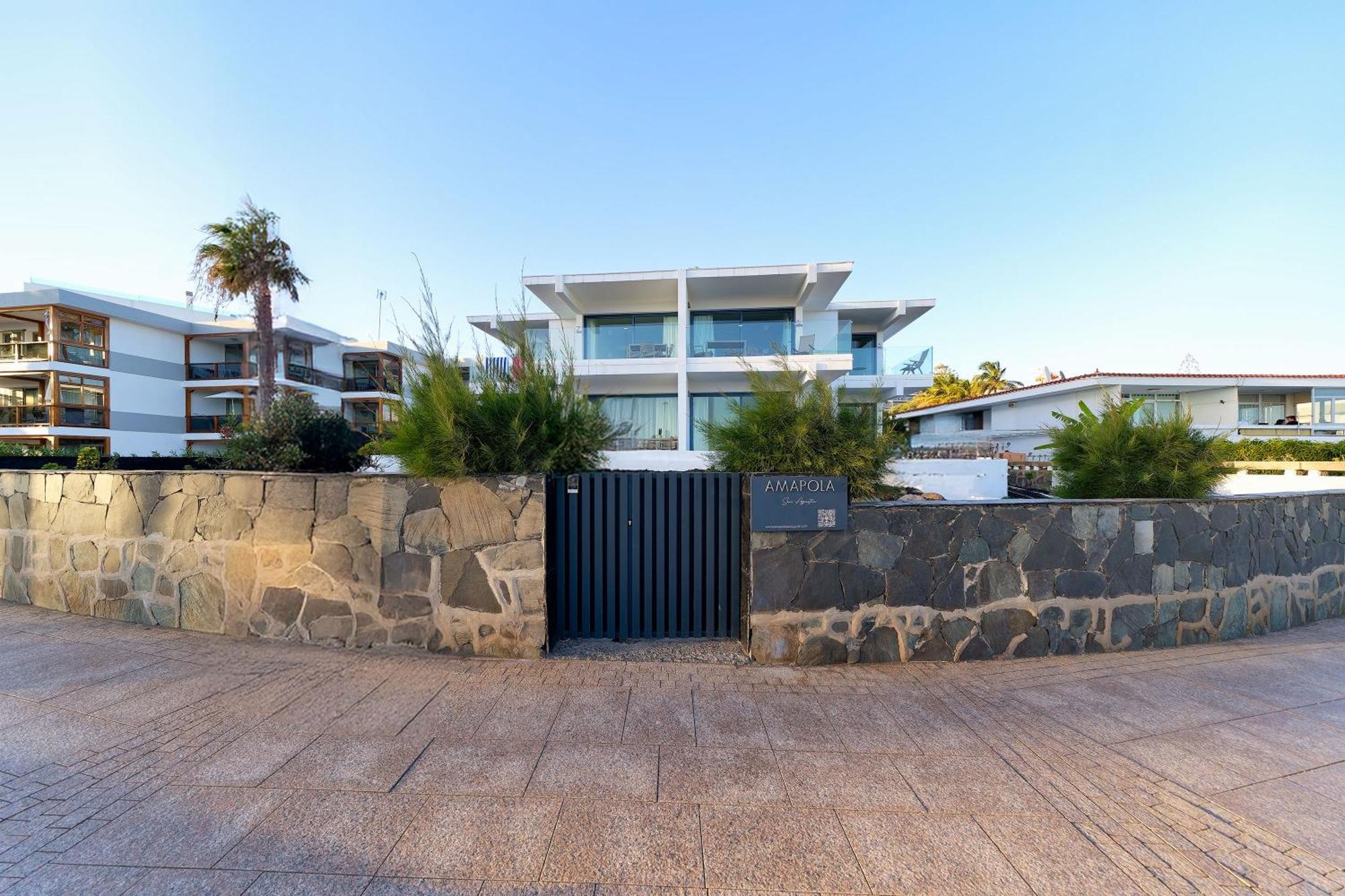 Amapola Ocean - Recien Reformado, Frente Al Mar Apartment San Agustin  Bagian luar foto